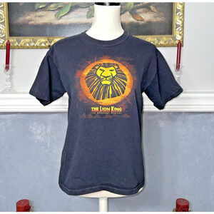 Disney The Lion King Broadway Musical Shirt Youth 14 - 16 FADED